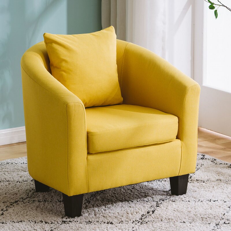 Eurostyle Buyi Single sofa Café Café Hotel Dining Room room Living room Small family style Chair Home Balcony Chair