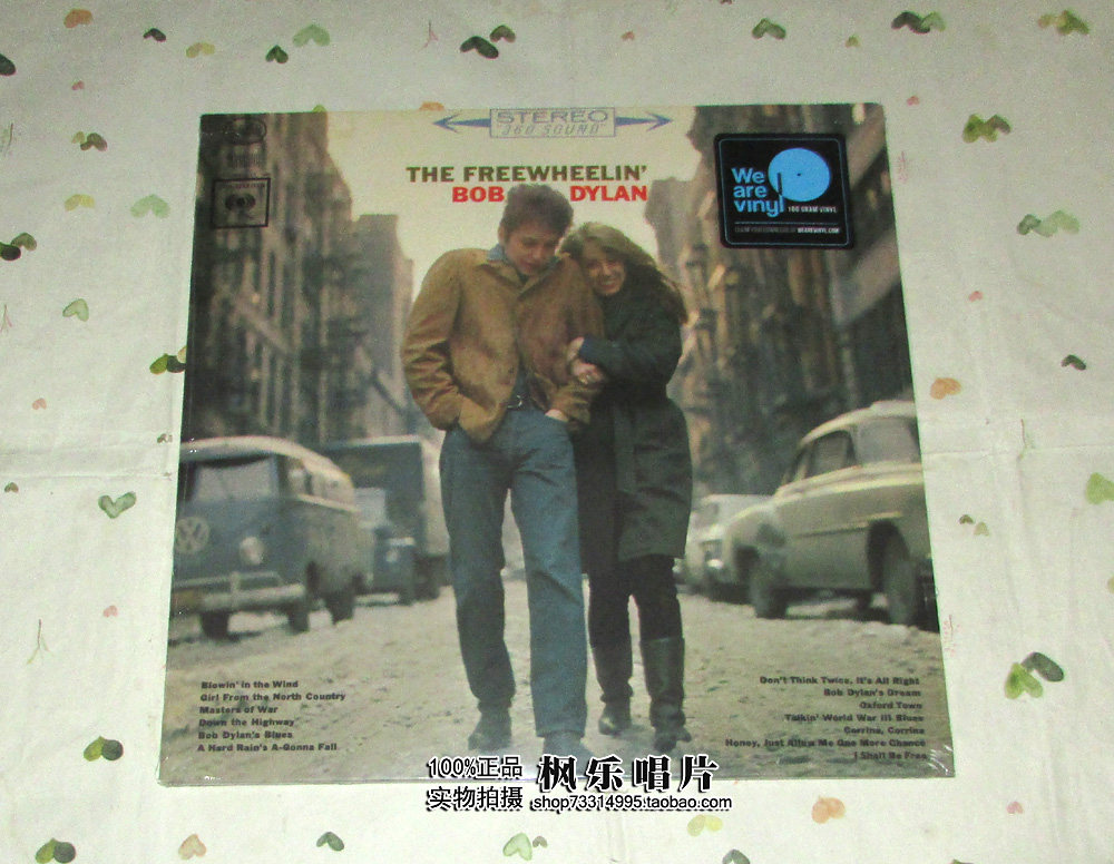Bob Dylan The Freewheeling Bob Dylan LP Black Gel Record-Taobao