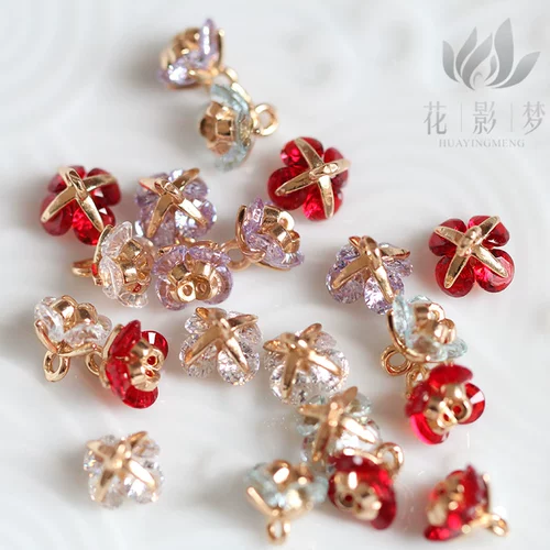 Цирконий в форме цветка, подвеска, китайская шпилька, аксессуар для волос, аксессуары