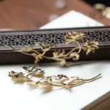 Латунная медная китайская шпилька, аксессуар для волос, аксессуары