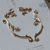 Латунная медная китайская шпилька, аксессуар для волос, аксессуары