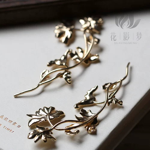 Латунная медная китайская шпилька, аксессуар для волос, аксессуары