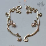 Латунная медная китайская шпилька, аксессуар для волос, аксессуары