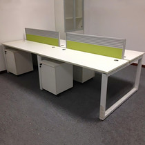 Shanghai staff office desk and chair combination fashion staff bit simple modern work bit creative steel frame office furniture