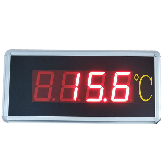 High-Precision Pt100 Large-Screen Installation Thermometer Pressure Display Board 4-20Ma10V Frequency and Speed Signal Input