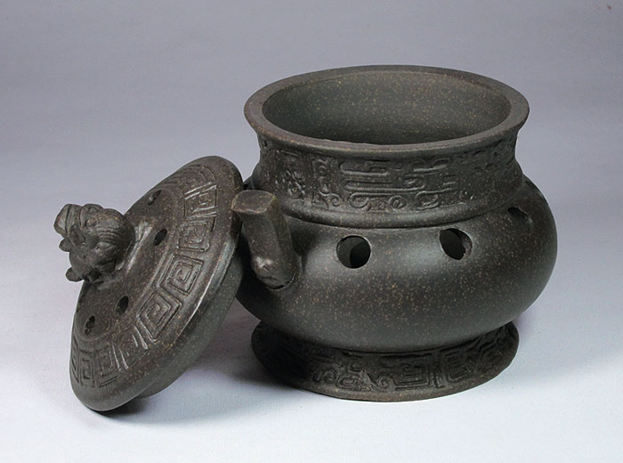 Yantaofang Yixing Zisha bronze clay new modern Ruishi incense burner incense ornaments burning incense tools
