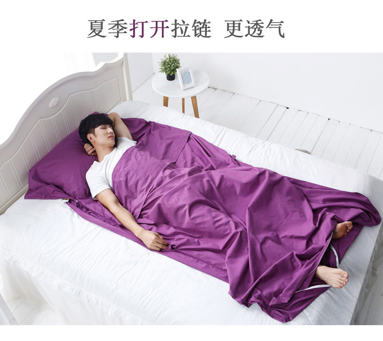 Cotton khách sạn trên bẩn túi ngủ dành cho người lớn du lịch trong nhà xách tay tấm chống bẩn du lịch đôi khách sạn cung cấp