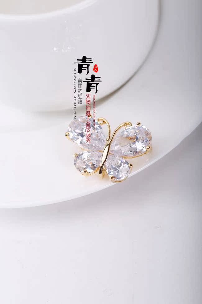 Broche femme en cristal naturel pierres semi-précieuses - Ref 1176302 Image 21