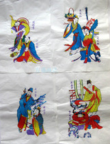 Weifang Yangjiabu Woodblock Prints of the Year * Folk Legend Class * Drunk with Eight Immortals * Set of Four