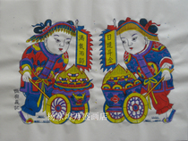 Special price Chinese style craftsmanship Yangjiabu wooden New year painting folk crafts decoration hand-printed