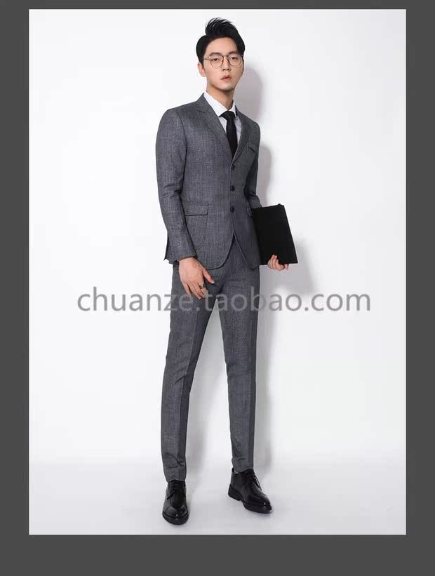 Bộ đồ trẻ trung phong cách châu Âu và châu Âu của Kawasawa áo nam đẹp