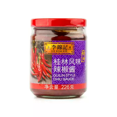 Li Jinji Guilin style chili sauce 226g hot pot seasoning Stir-fried dishes dipped in noodles mixed rice
