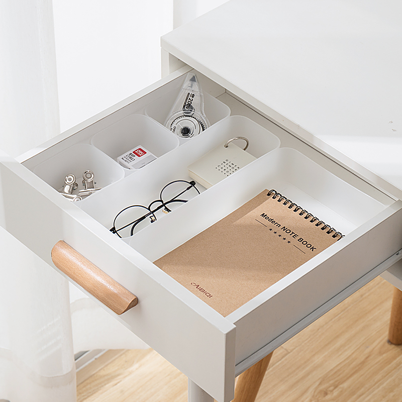 Japan-style drawer built-in containing box Compartment Sorting Box Desk Stationery Release Drawer of classification separating containing box