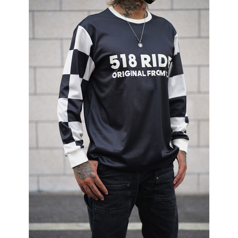 518 Ride Immortal Classic Plaid Army Spring and Autumn Quick-Drying Shirt