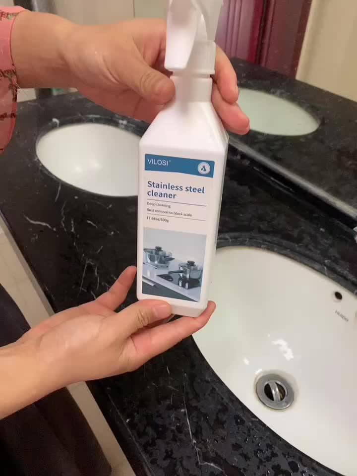 Powerful Cleaning Stainless Steel Cleaner Spray Harmless Stainless