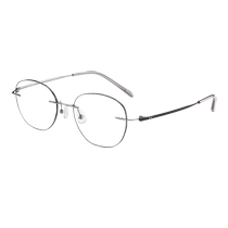 Helen Kellers new frameless beautiful edge myopia glasses for women can be equipped with light prescription glasses to prevent blue light K2010