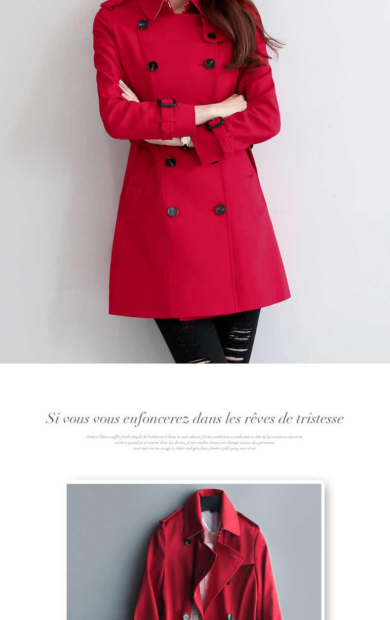 Trench pour femme EYESONU en Coton - Ref 3228329 Image 11