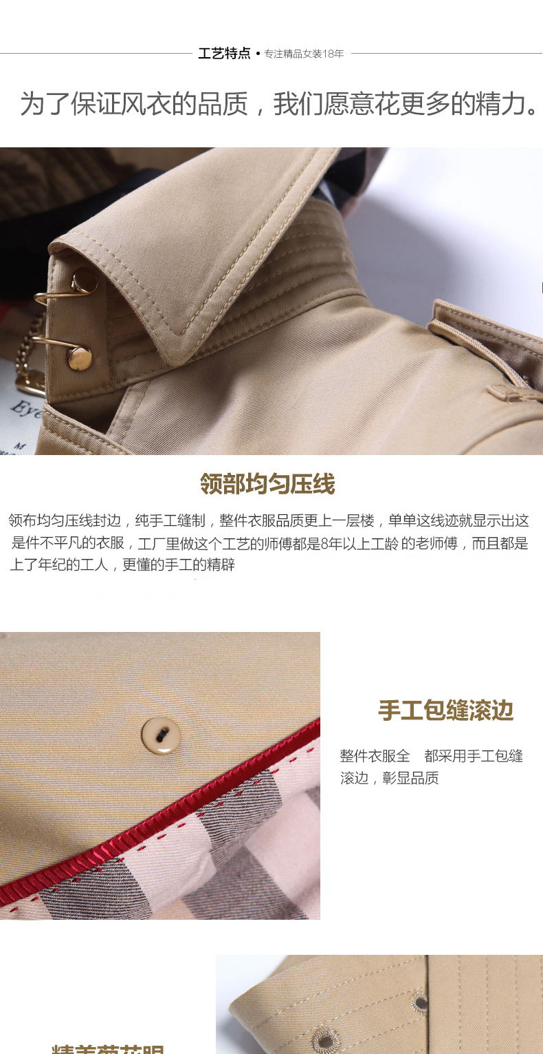 Trench pour femme EYESONU en Coton - Ref 3225856 Image 10