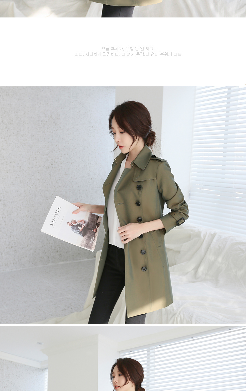 Trench pour femme EYESONU en Coton en Coton - Ref 3225633 Image 14
