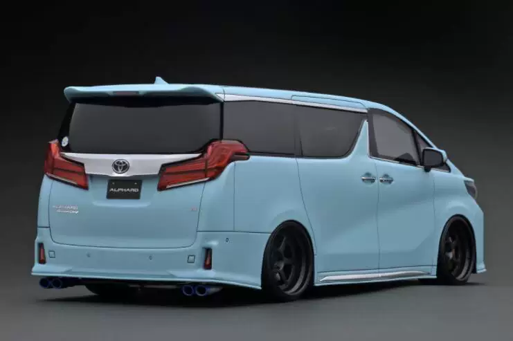 Spot IG 1:18 Toyota Elfa Alphard H30W № 108 Треугольная модель автомобиля