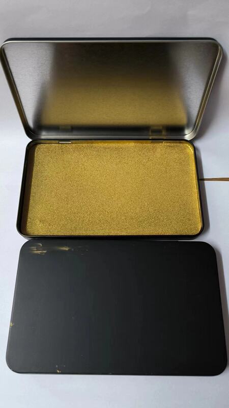 Large Gold and Red Ink Pad, Ink, Gold Ink, Special Ink Pad for Red Envelopes and New Year Paintings