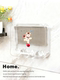 Cartoon Bathroom Socket Waterproof Cover 86 Type Bathroom Double Switch Splash-Proof Box Transparent Plug Self-Adhesive Protective Box