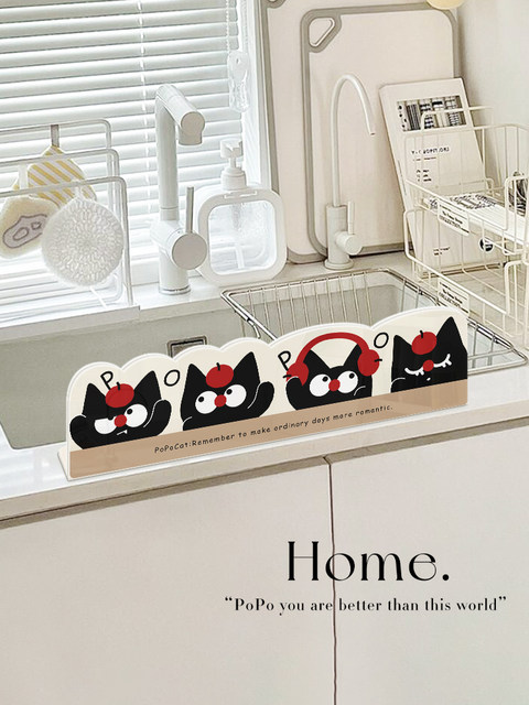 Cute Sink Splash Guard Kitchen Sink Waterproof Strip Water Barrier Original Washbasin Splash Guard Anti-Splash Water Barrier