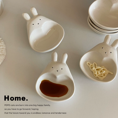 Милый кролик для домашнего использования, керамическая универсальная посуда, палочки для еды