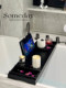 Bathtub Storage Rack, High-End Bathroom Soaking Tray, No-Drill Retractable Bracket, Water-Draining Hotel Bathtub Tray