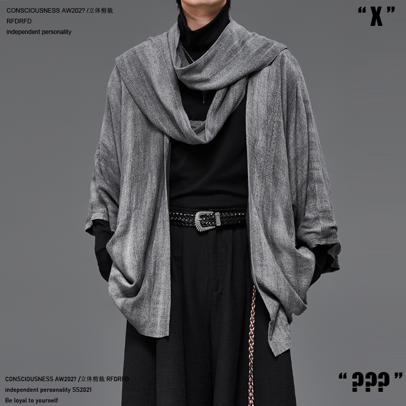 Mid-Length Japanese Retro Robe-Style Jacket for Men and Women, Spring and Autumn Linen Jacket, Casual Mountain Style Three-Quarter Cardigan Coat Mid-Length Japanese Retro Robe-Style Jacket for Men and Women, Spring and Autumn Linen Jacket, Casual Mountain Style Three-Quarter Cardigan Coat
