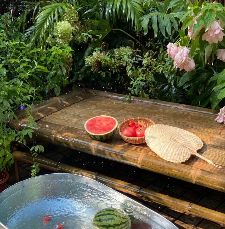 Single Bed Bamboo Elderly Bamboo Sofa Bamboo Cooling Bed Bamboo Mat Pure Handmade Traditional Weaving Single Double Bed