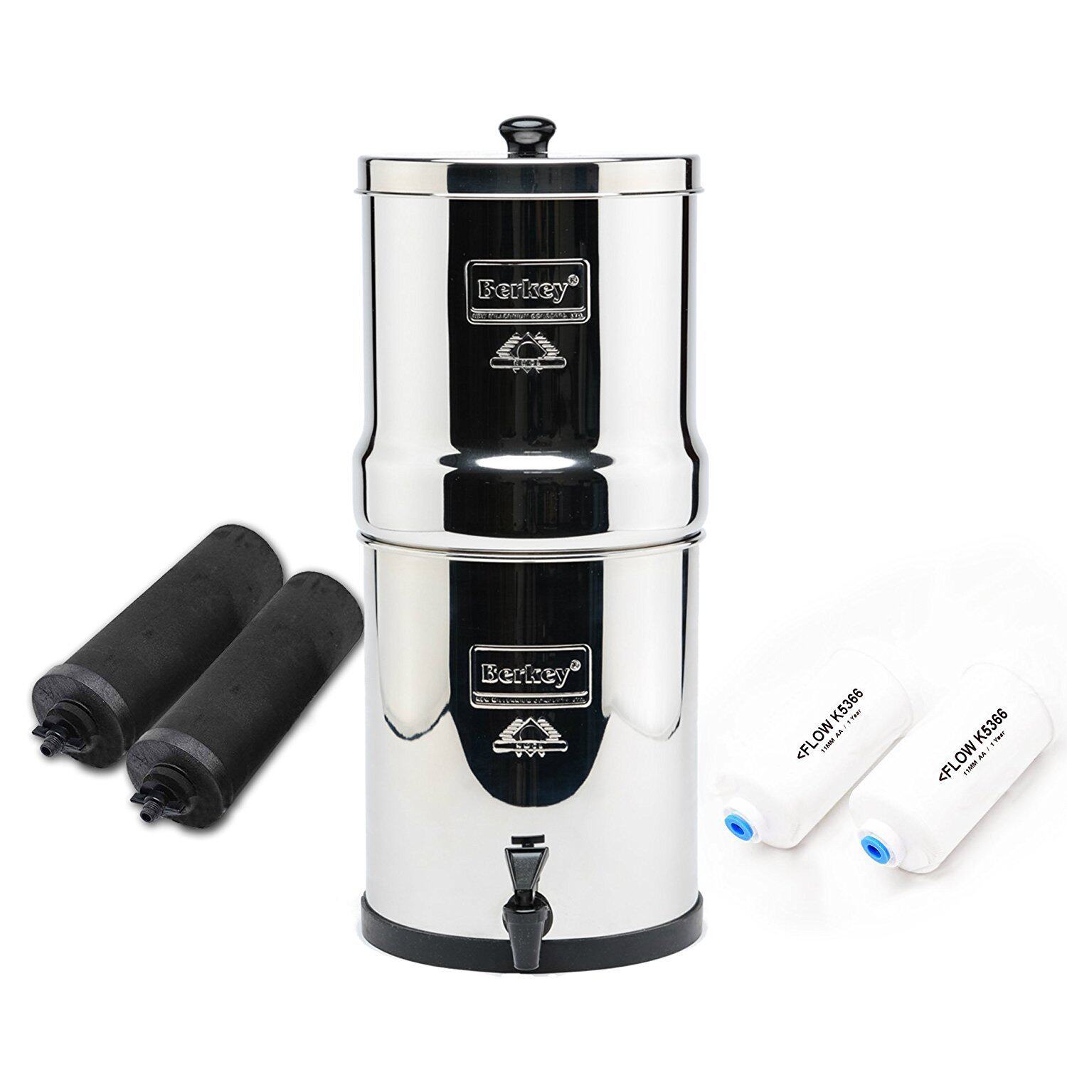 Overseas US Berkey Burkey travel with water purifiers