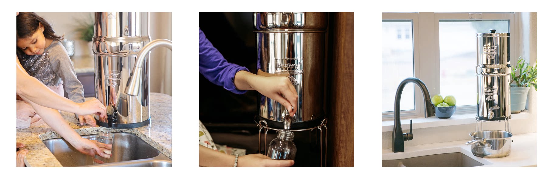 Фильтр для воды 美国伯基重力式净水器 berkey滤芯黑白组 big黑色滤芯家用野营适用