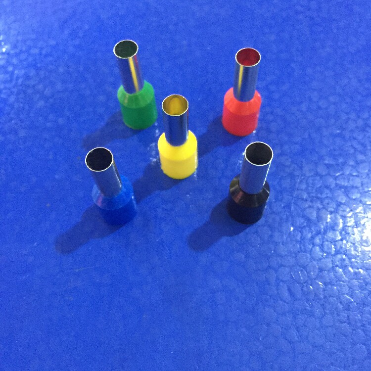 VE10-12 tubular wiring terminal European type terminals E10-12 small black clips 10 square tubular terminals