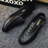 Мальчики для ботинки туфли Doudou Shoes Мужская ленивая обувь кожаная поверхность новая водонепроницаемая 2025 Новая летняя повседневная обувь