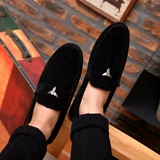 夏季男士豆豆鞋男2025新款男鞋子韩版潮流懒人鞋男透气休闲 𫔮潮鞋男