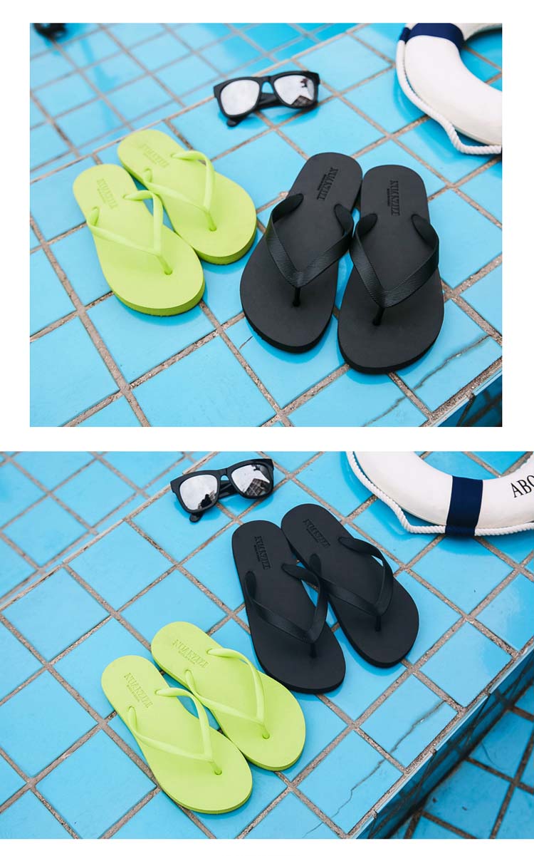 2018 dép mới của nam giới thời trang mùa hè mặc của nam giới không trượt mềm dưới flip flops nam triều kéo bên ngoài mặc giày bãi biển người đàn ông