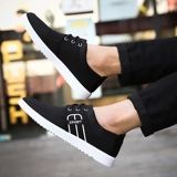 Нескользящие летние дышащие мужские кроссовки для отдыха, кеды, туфли, универсальная спортивная обувь, для бега, в корейском стиле