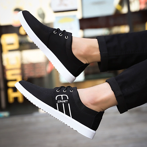 Нескользящие летние дышащие мужские кроссовки для отдыха, кеды, туфли, универсальная спортивная обувь, для бега, в корейском стиле