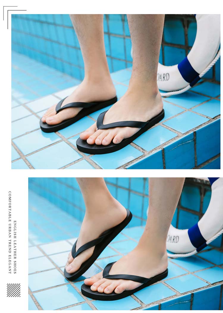 2018 dép mới của nam giới thời trang mùa hè mặc của nam giới không trượt mềm dưới flip flops nam triều kéo bên ngoài mặc giày bãi biển người đàn ông