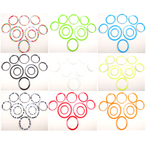 MINI COOPER retrofit R55 R56 R57 R57 ring internal circle interior lap 10 pieces