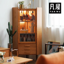 Van house Hess triangle cabinet Corner cabinet Retro corner cabinet storage cabinet Living room corner cabinet Wine cabinet side cabinet Solid wood