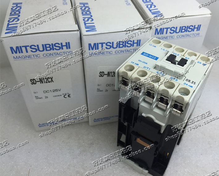 Originally installed Mitsubishi DC contactor SD-N12 (CX) 24VDC 125VDC 220VDC spot