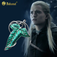 Lord of the Rings peripheral elf leaf brooch men's pin accessories cosplay jewelry free necklace