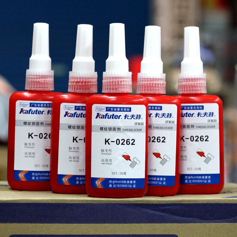 Kafter screw glue anti-loosening strong force rubber water high-strength anaerobic thread fastening agent screw rubber metal sealing