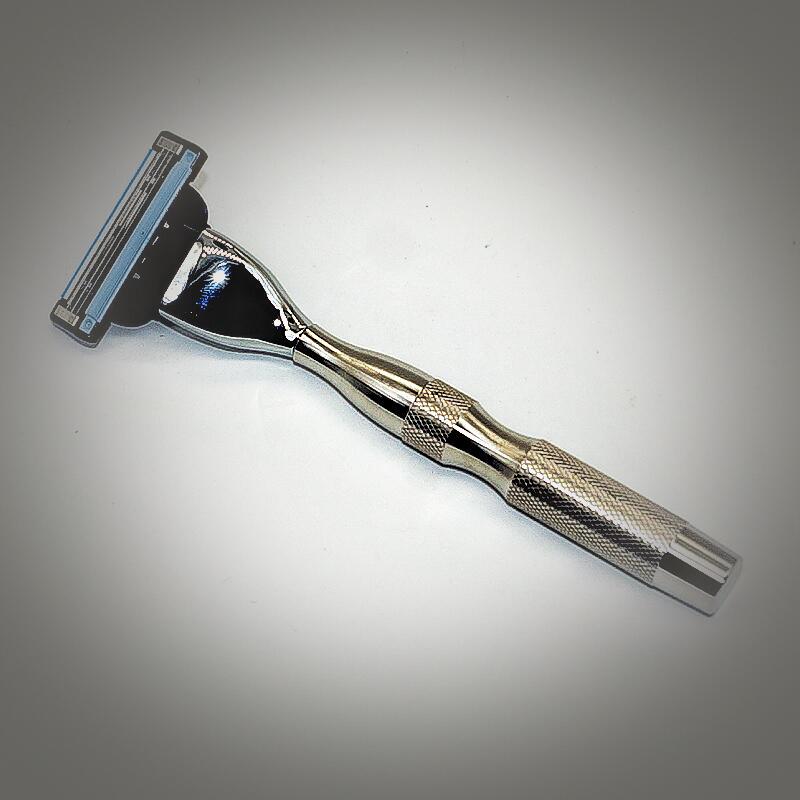 Stainless Steel Men's Grooming Gift Washable Manual Razor Shaver Three-Layer Blade Universal Sharp Speed Mach3