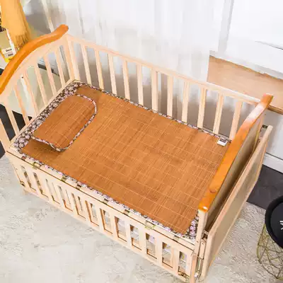 Children mat 80*160 double-sided cartoon bamboo mat 70*150 kindergarten special baby mat custom 60*120