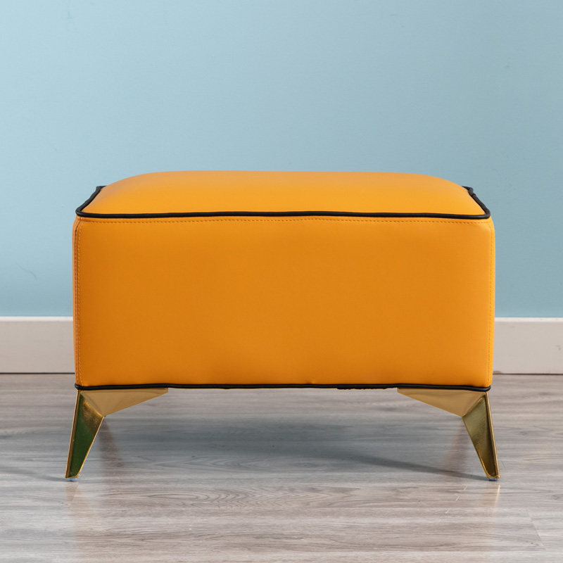 Changing shoe stool light luxury Nordic low stool Italian try-on shoe stool small apartment home makeup stool sofa stool footrest stool