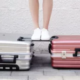 Универсальный багажный чемодан на колесиках подходит для мужчин и женщин, алюминиевый кейс