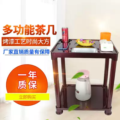 Mahjong table accessories Mahjong machine coffee table Tea stand Tea table Plastic round stainless steel square chess and card room